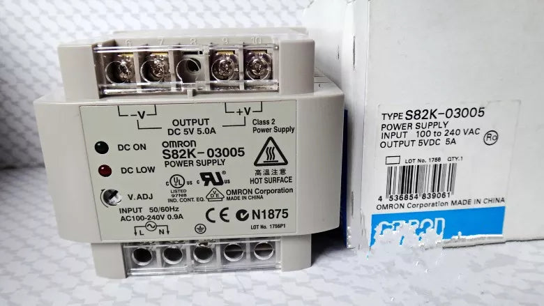 Omron S82K03005 Switching Power Supply Model S82K03005 - OMRON