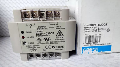 Omron S82K03005 Switching Power Supply Model S82K03005 - OMRON