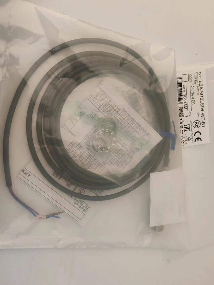 new Omron E2A-M12LS04-WP-B1 Proximity Switch One E2AM12LS04WPB1 - OMRON