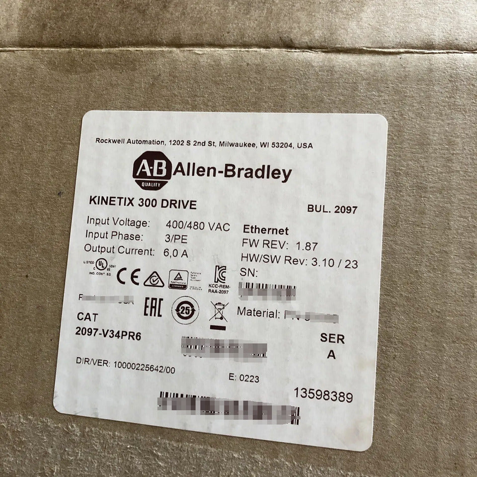 new Ready Stock Allen-Bradley 2097-V34PR6 Servo Drive  Sealed