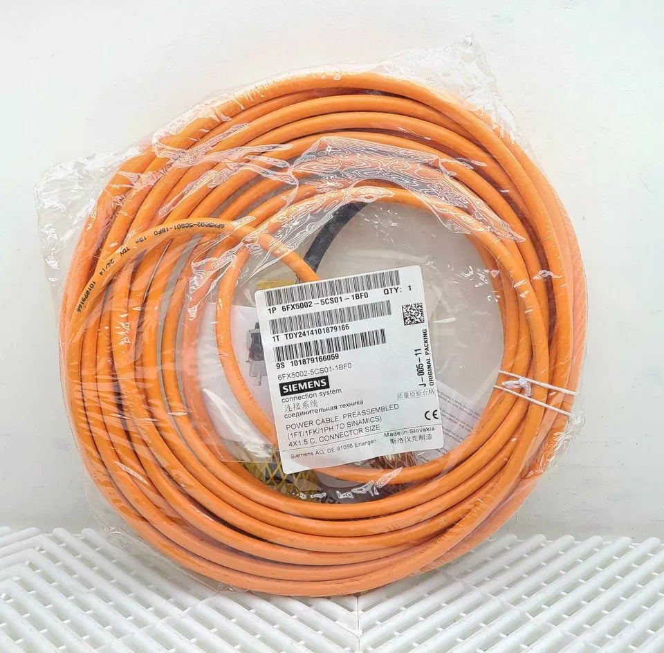 new 1PC  Siemens 6FX5002-5CS01-1BF0 Servo Power Cable 6FX5 002-5CS01-1BF0