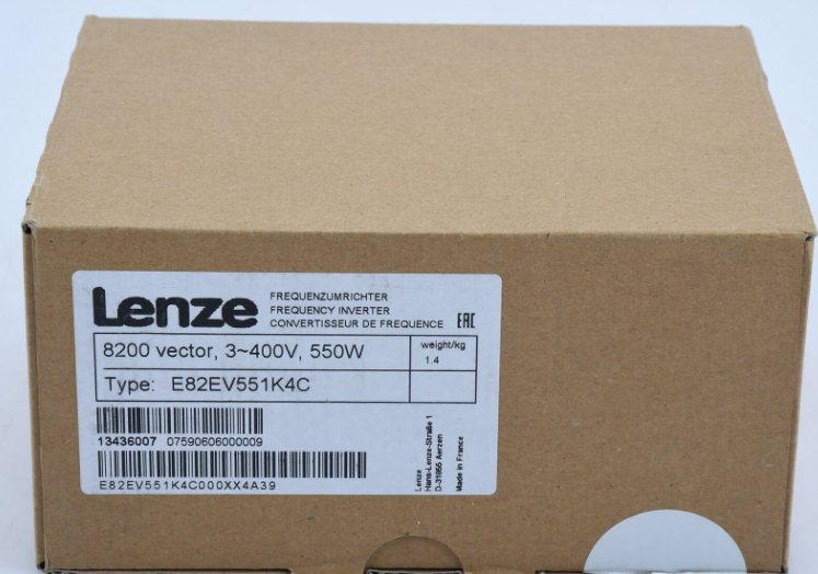 new 1PC  LENZE E82EV551K4C Inverter E82EV551K-4C ping