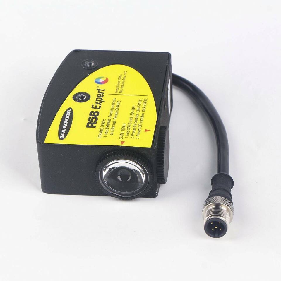 new One Banner R58ECRGB1Q Photoelectric Sensor  ping