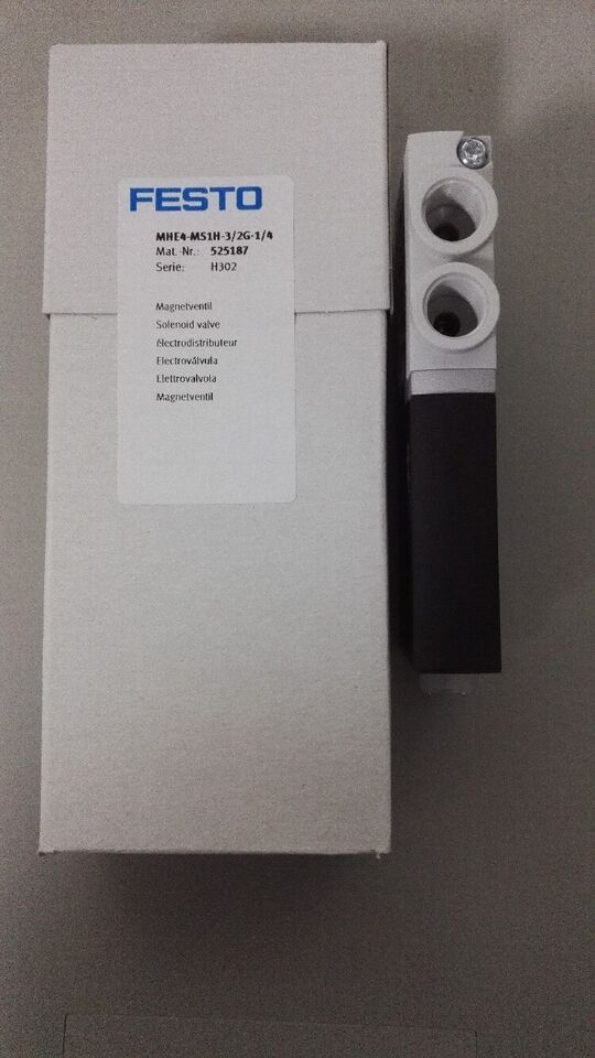 new 1PC Festo MHE4-MS1H-3/2G-1/4 525187 Solenoid Valve In Box ping - FESTO