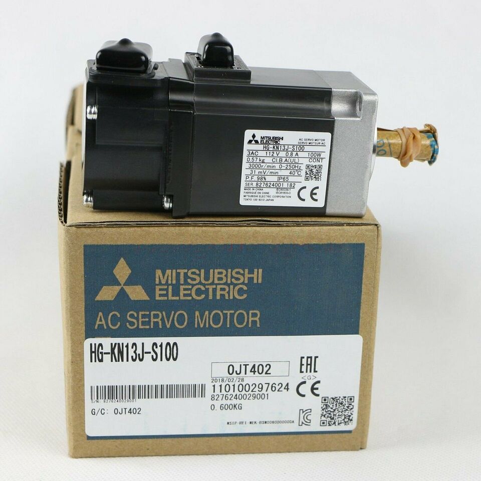new One Mitsubishi HG-KN13J-S100 Servo Motor ping HGKN13J100 - MITSUBISHI