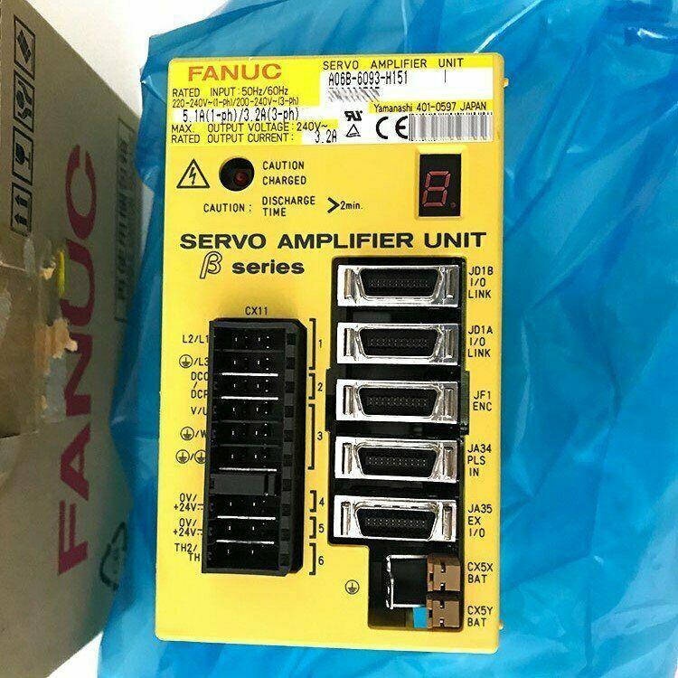 new  FANUC A06B-6093-H151 Servo Amplifier A06B6093H151 In Box ping