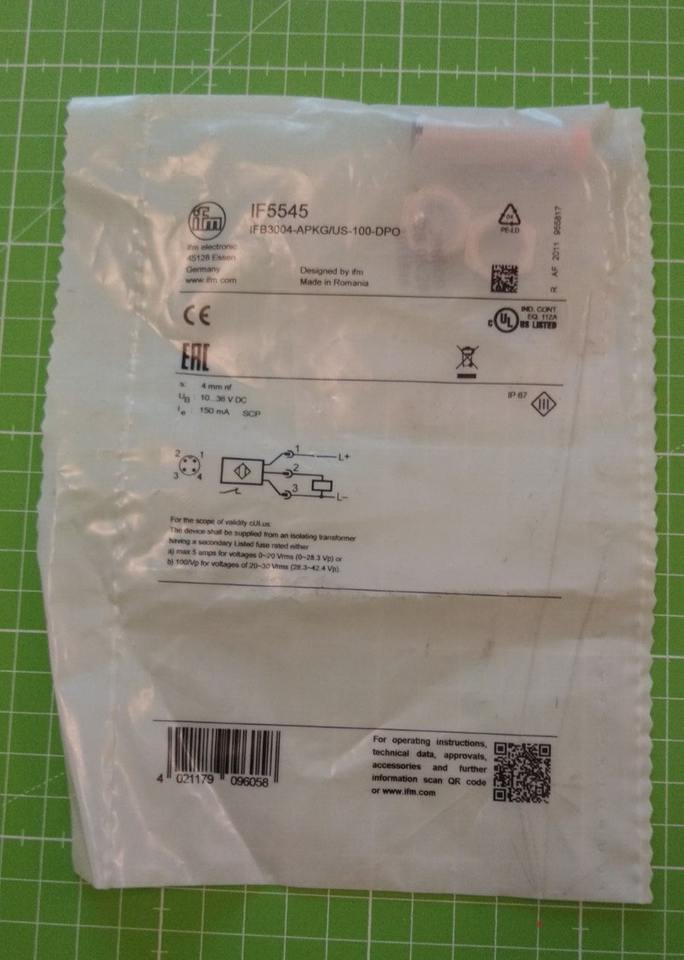 new 1PC IFM IF5545 Proximity Switch Sensor - IFM SENSORS
