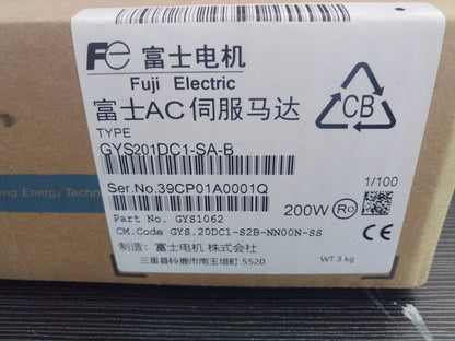 new Fuji GYS201DC1-SA-B 1PC GYS201DC1SAB Servo Motor ping