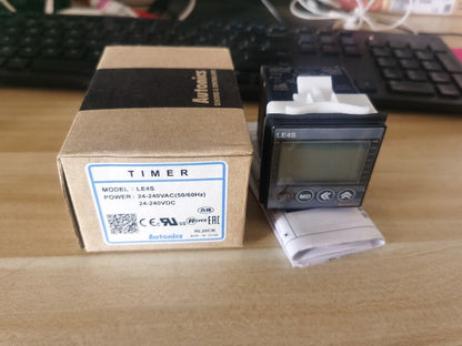 new Autonics LE4S Digital Backlit LCD Timer One - AUTONICS