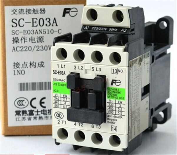 new Fuji SC-E03A AC220V Contactor 1PC SCE03A - FUJI