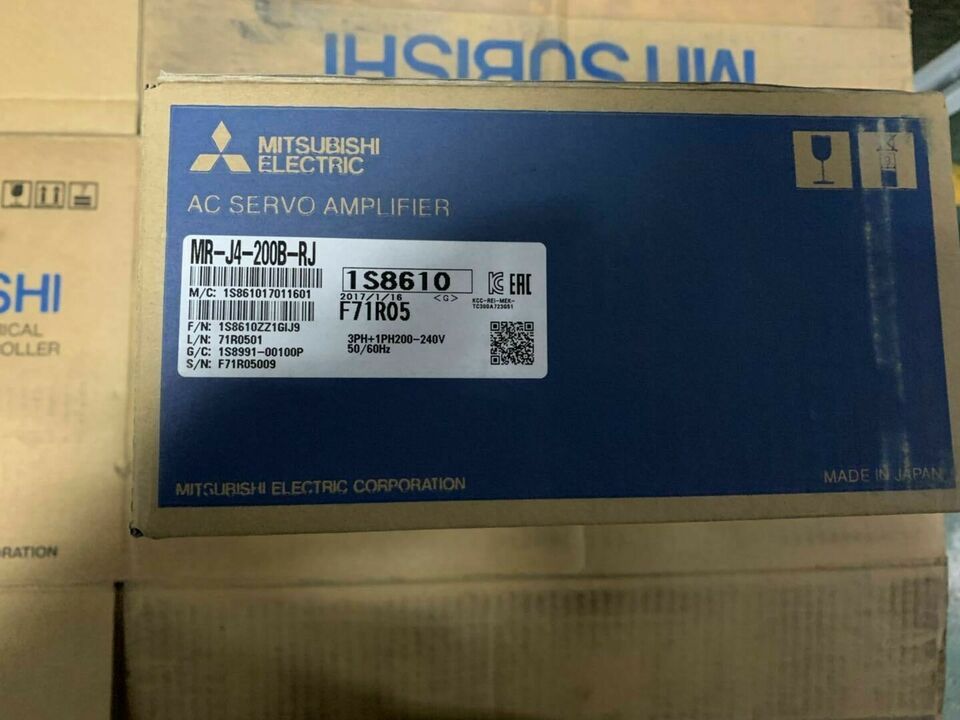 new 1PC Mitsubishi MR-J4-200B-RJ Servo Drive In Box ping - MITSUBISHI