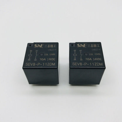 2Pcs SEV8-P-112DM 4-Pin Solder Pin 70A14 Automotive Relay - ELECTRON AUTO PARTS