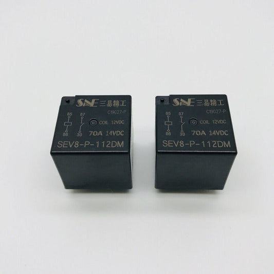 2Pcs SEV8-P-112DM 4-Pin Solder Pin 70A14 Automotive Relay - ELECTRON AUTO PARTS