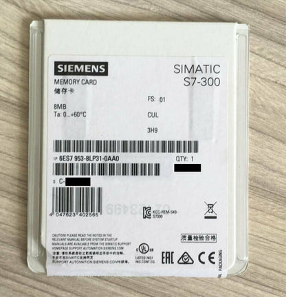 new 1PC  Siemens 6ES7953-8LP31-0AA0 Memory Card In Box ping
