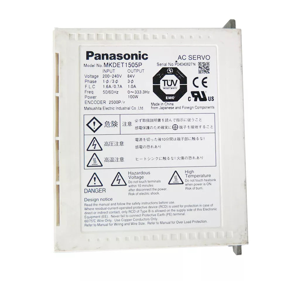 Panasonic MKDET1505P AC Servo Drive - PANASONIC