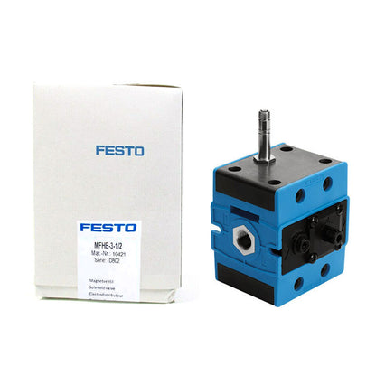 FESTO MFHE-3-1/2 10421 Solenoid Valve: FESTO MFHE-3-1/2 10421 Solenoid Valve with 3-way Quick Acting 1/2inch Port and 10421 Mounting flange - FESTO
