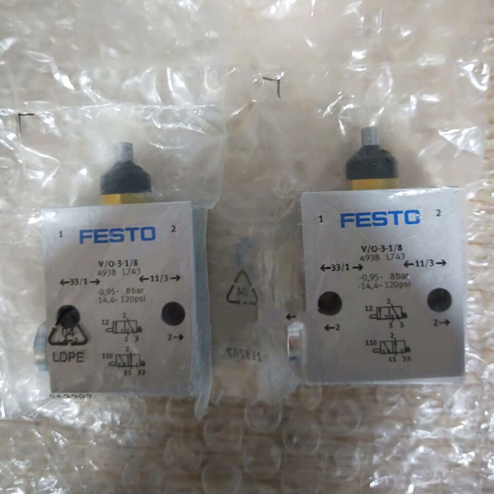 new Festo V/O-3-1/8 4938 Air Control Valve One V/O31/8 - FESTO