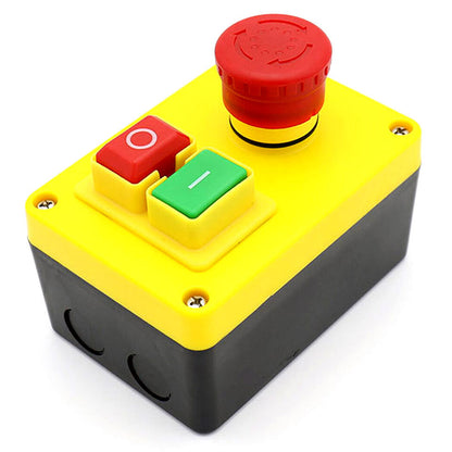 new For KEDU KJD17D-2 16A 220V Electromagnetic Emergency Safety Pushbutton Switches - KEDU