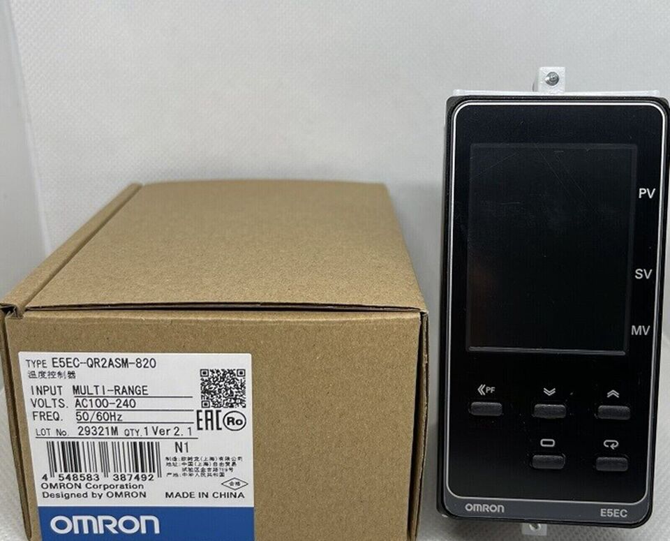 New 1-Unit Omron Temperature Controller E5ECRR2ASM820 - OMRON