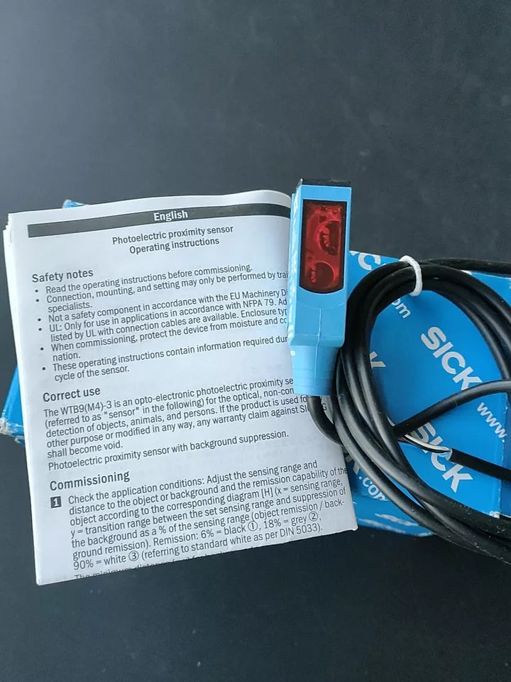 new 1PC Sick WTB9-3P1161 Photoelectric Sensor In Box WTB93P1161 - SICK