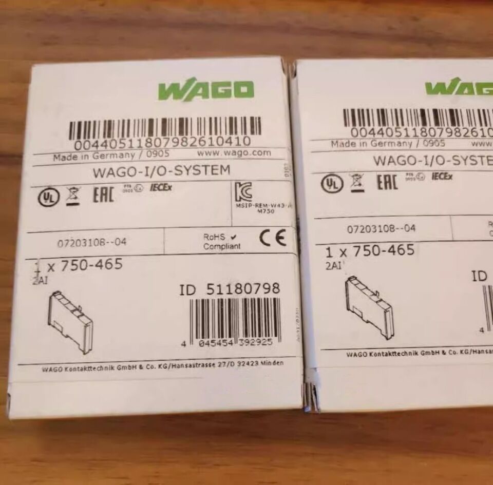 new One  WAGO 750-465 750465 PLC Module In Box ping