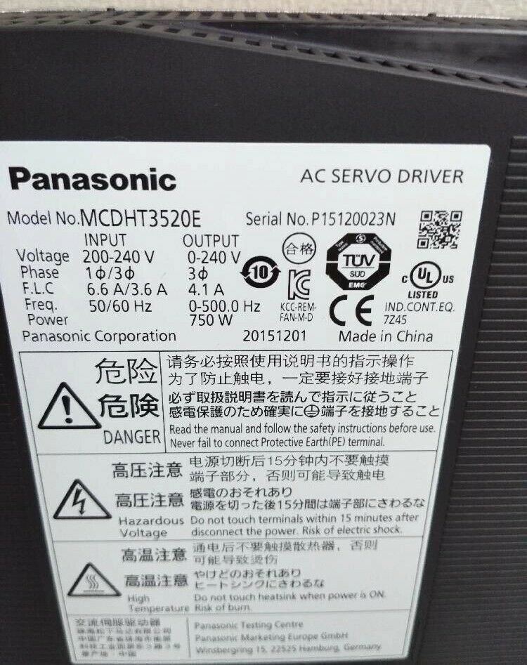 new 1PC Panasonic MCDHT3520E Servo Driver ping