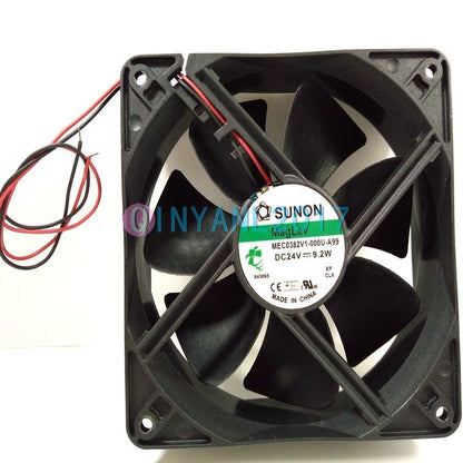 new Qty:1pc 2-wire cooling fan MEC0382V1-000U-A99 12038 12CM 24V 9.2W - MEC