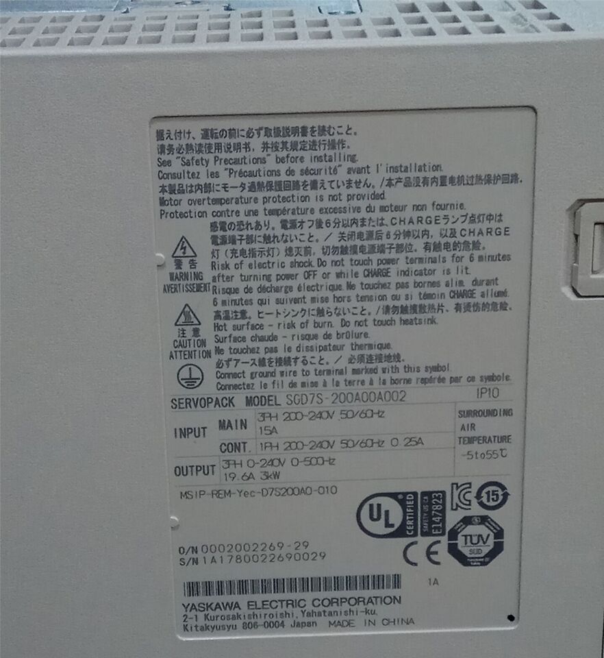 new One Yaskawa SGD7S-200A00A002 SGD7S200A00A002 Servo Drive ping - YASKAWA