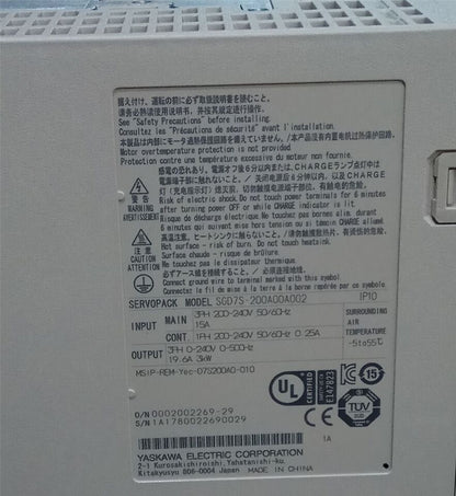 new One Yaskawa SGD7S-200A00A002 SGD7S200A00A002 Servo Drive ping - YASKAWA