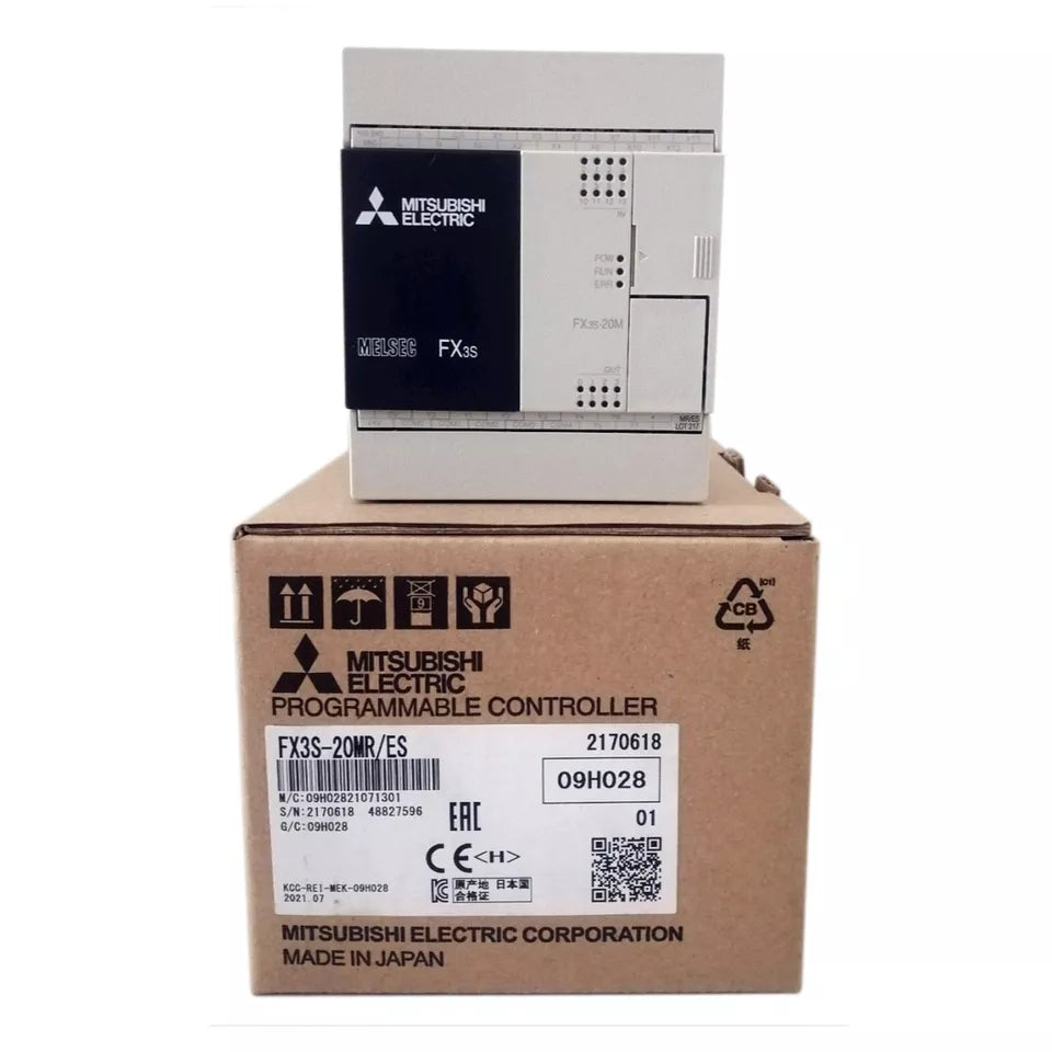 Mitsubishi FX3S-20MR/ES PLC Module with Ping Function - MITSUBISHI
