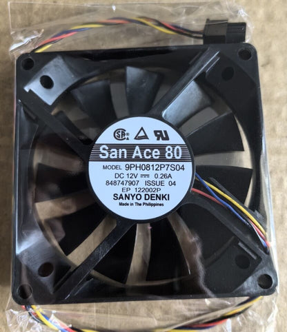 new 1PC four-wire temperature control ball fan 9PH0812P7S04 12V 0.26A 8015 - XYZ TECH SOLUTIONS