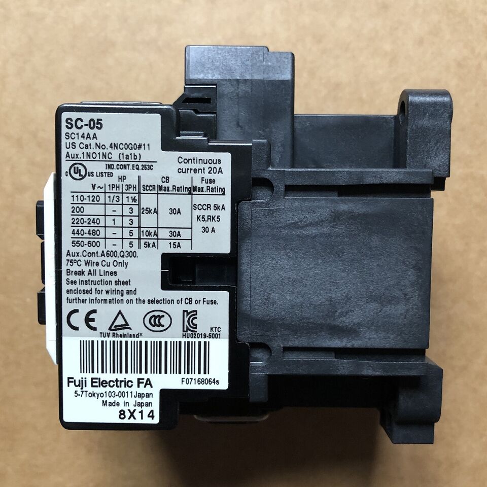 Fuji Magnetic Contactor SC-05 220V 1PC - FUJI