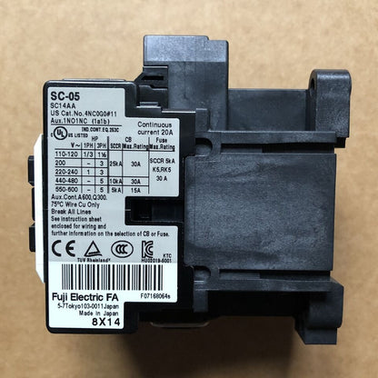 Fuji Magnetic Contactor SC-05 220V 1PC - FUJI