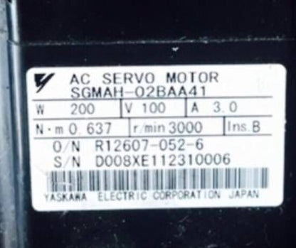 new 1PC  Yaskawa SGMAH-02BAA41 Servo Motor In Box ping