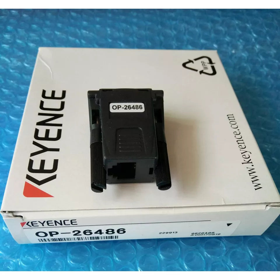 KEYENCE Vision System Connector OP26486 - High-Performance PLC Component - KEYENCE