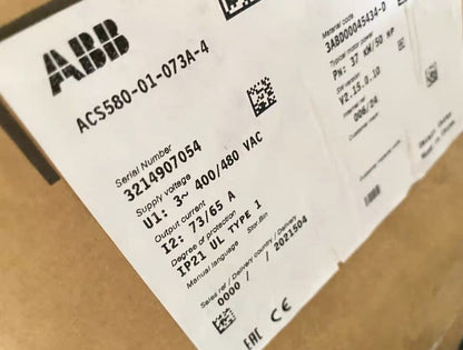 new 1PC ACS580-01-073A-4 Inverter ACS58001073A4 30Kw ping - ABB