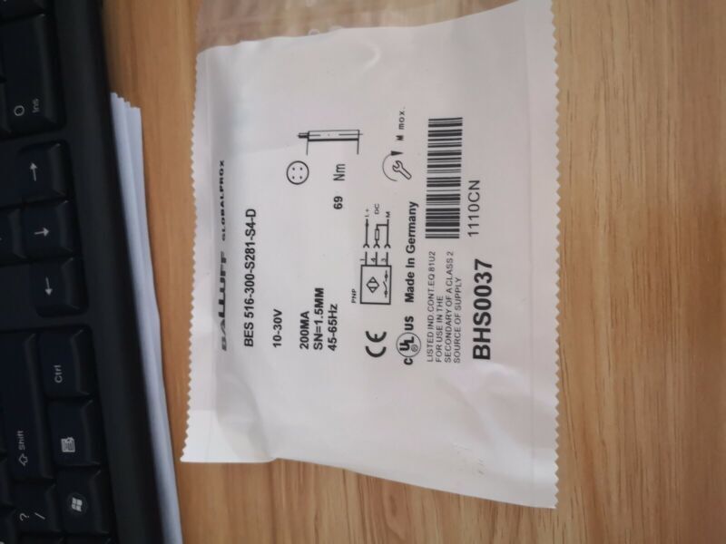 new 1PC BALLUFF BES 516-300-S281-S4-D Proximity Sensor BES516300S281S4D - BES