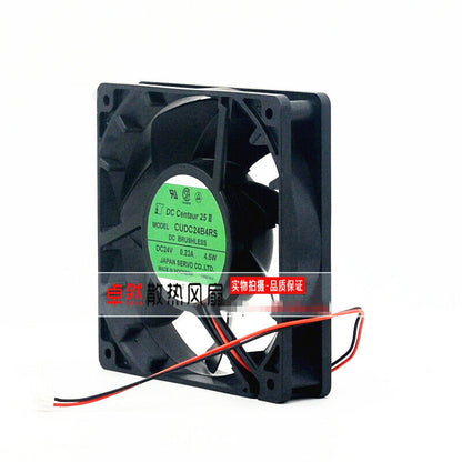 new 1PC Servo CUDC24B4RS 24V 0.23A 4.5W 12025 12CM inverter cooling fan - 1PC SERVO
