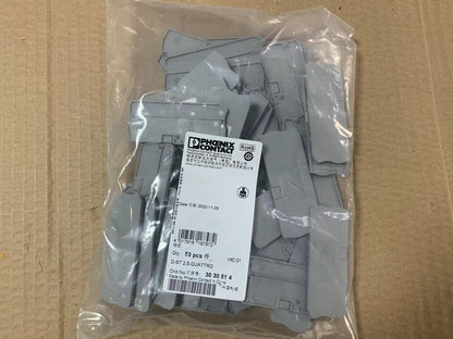 new 50pcs/pack D-ST2.5-QUATTRO Order Number 3030514 End Plate Baffle - HONEYWELL