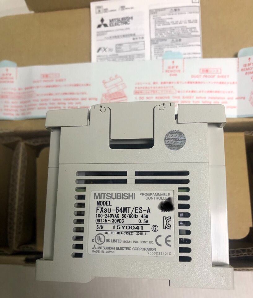 new 1PC Mitsubishi FX3U-64MT/ES-A FX3U64MT/ESA PLC Module ping - MITSUBISHI