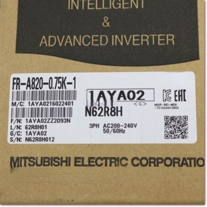new One Mitsubishi FR-A820-0.75K-1 Inverter FRA8200.75K1 ping - MITSUBISHI