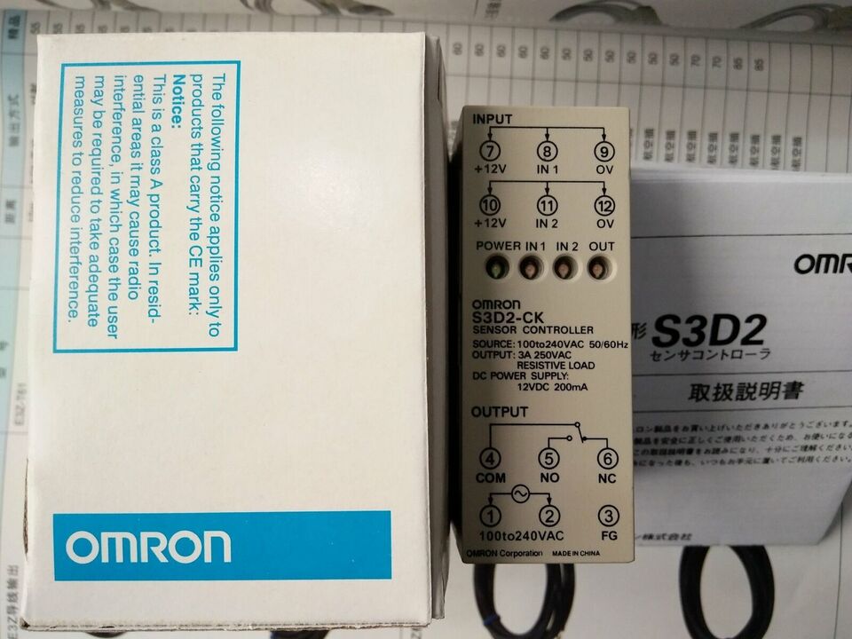 new 1PC Omron S3D2-CK S3D2CK Sensor Controller 100-240VAC ping - OMRON