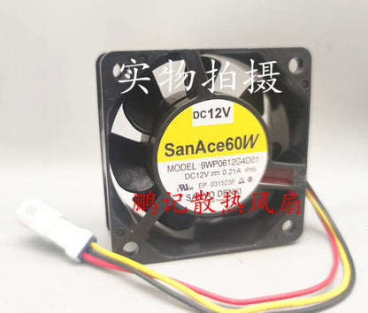 used 1 pcs waterproof cooling fan 9WP0612G4D01 DC12V 0.21A 3-wire IP55 - RELIABLETECH