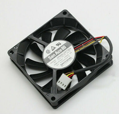 new Sanyo 9PH0812P7S04 12V 0.26A 8015 8cm 4-pin double ball chassis CPU PWM fan