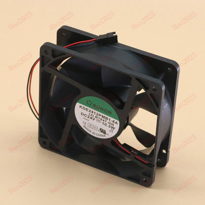 new 1PC Inverter Cooling Fan 12038 24V 10.3W 12CM KDE2412PMB1-6A - KDE