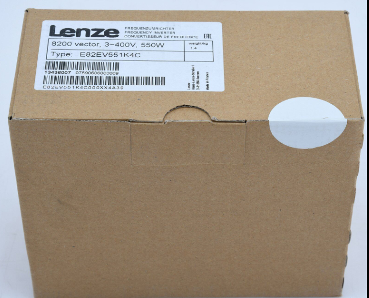 new 1PC  LENZE E82EV551K4C Inverter E82EV551K-4C ping