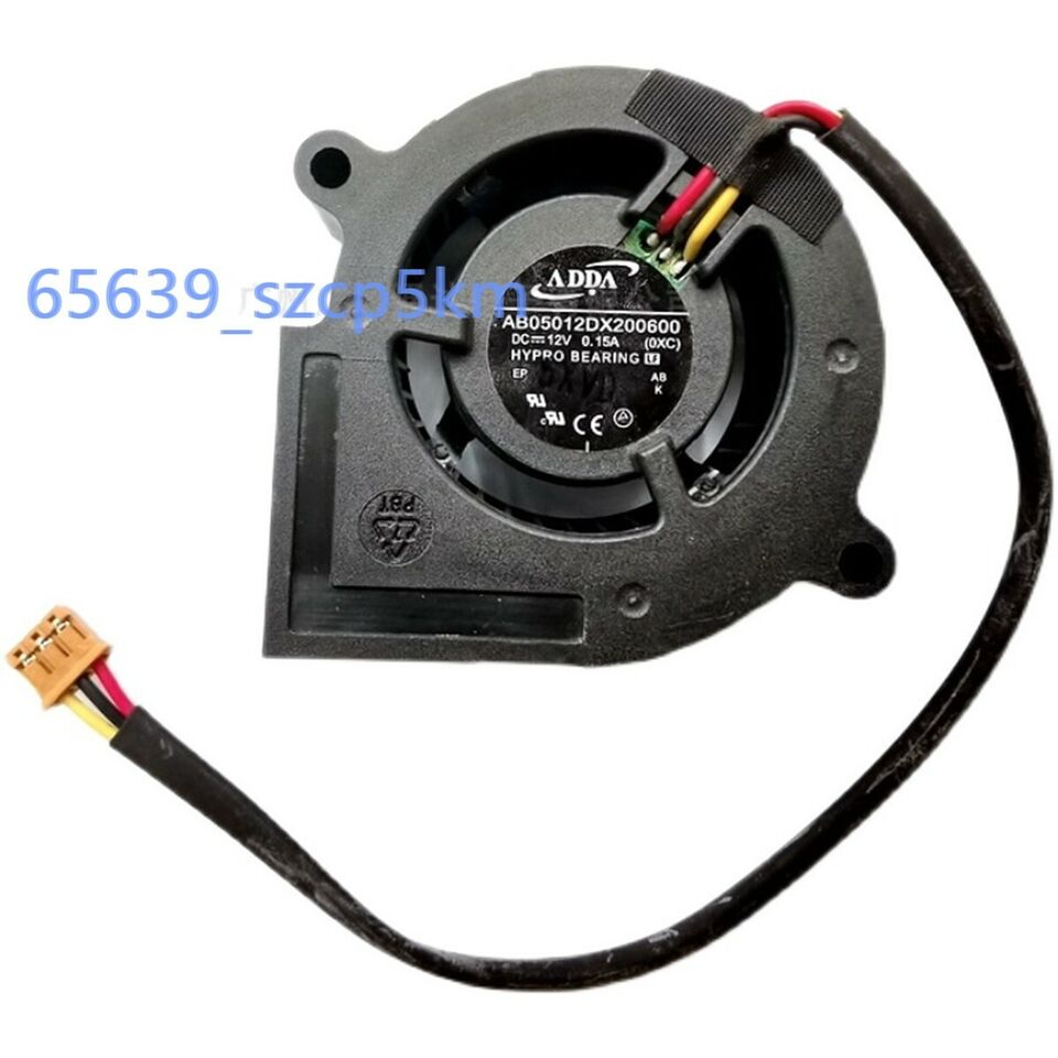 new 1PC  Turbo Blower Fan 3-PIN 12V 0.15A Projector Cooling Fan AB05012DX200600