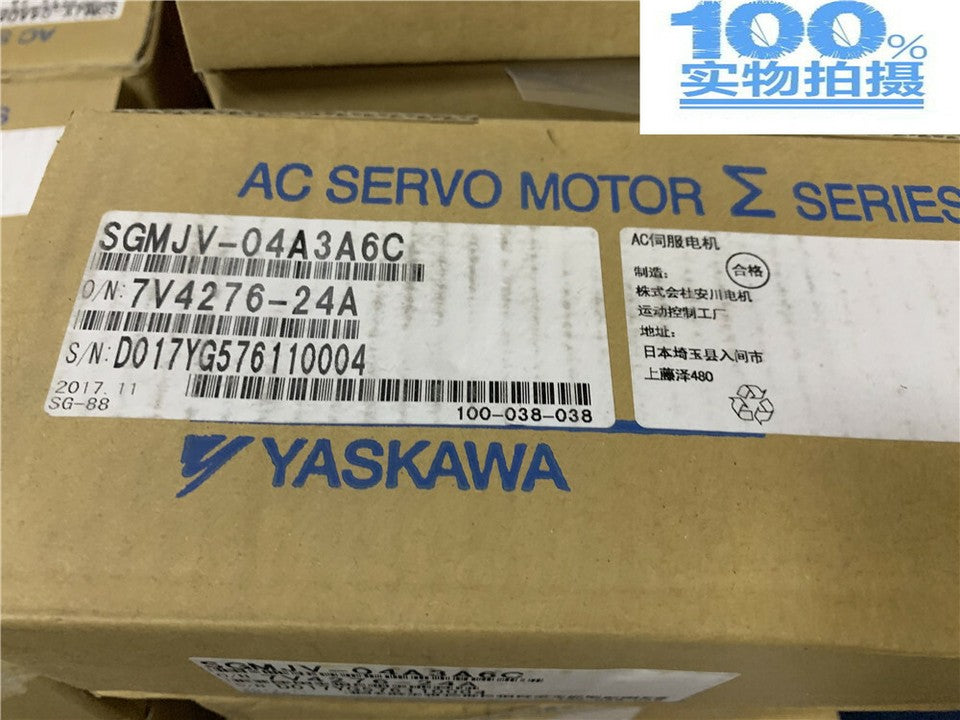 new 1PC Yaskawa SGMJV-04A3A6C Servo Motor In Box ping