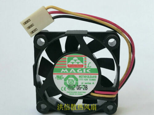 new 1PC 0.08A 3Pin Cooling Fan 40*40*10MM MGT4012LS-A10 DC 12V - HPE