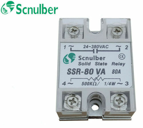 new SSR-80VA 80A Potentiometer Control AC Single Solid State Relay Voltage Regulator - KOEED